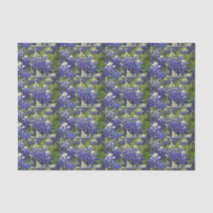 Lovely Blue Spring Bluebonnet Texas State Flower Tissue Paper
