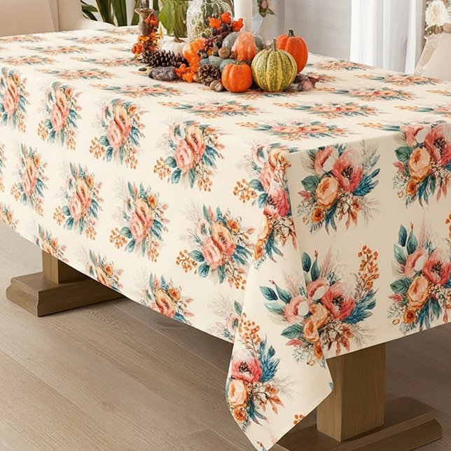 Lovely boho fall bouquet tablecloth (Creator Uploaded)