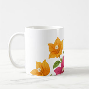 Lovely bougainvillea flower mug