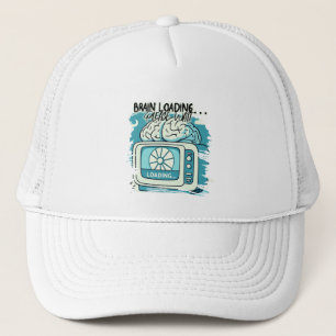 lovely brainloading design trucker hat