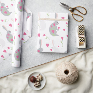 Lovely bunnies. wrapping paper
