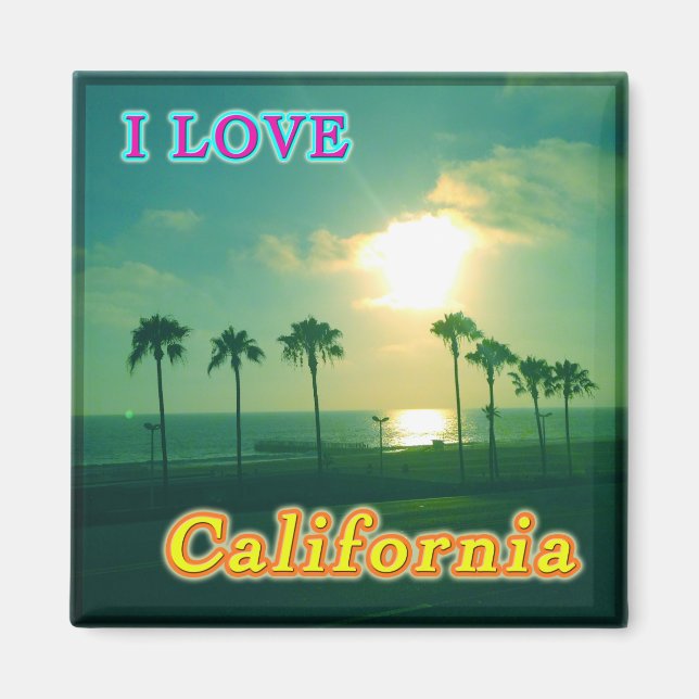"Lovely California 1" Magnet (Front)