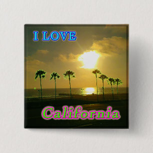 "Lovely California 2" Button