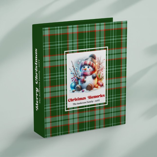 Lovely cartoon snowman kids keepsake album custom binder (Lovely cartoon snowman kids keepsake album custom 3 ring binder )