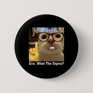 Lovely Cat Meme Clic Art Cute Kitten Erm  2 Inch Round Button