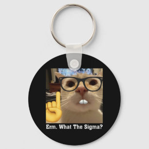 Lovely Cat Meme Clic Art Cute Kitten Erm  Keychain