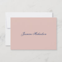 Lovely Chic Calligraphy Name Rose Gold Colour