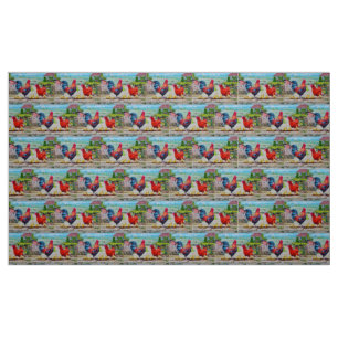 Lovely chicken fabric