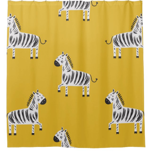 Lovely children's seamless pattern with zebras (Front)