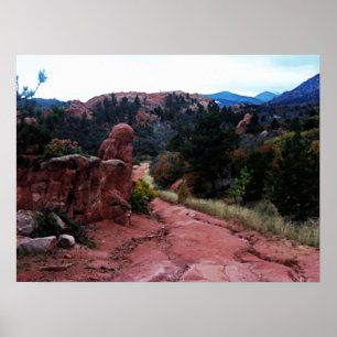 Lovely Colorado Mountain Trail Poster