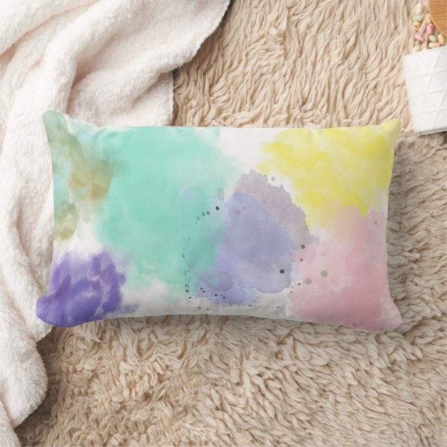 Lovely Colors With a Gentle Touch   Lumbar Pillow (Blanket)