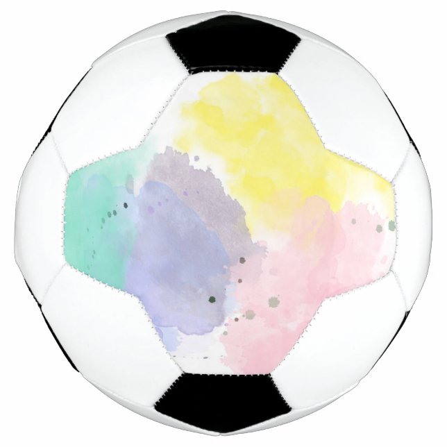 Lovely Colors With a Gentle Touch   Soccer Ball (Front)