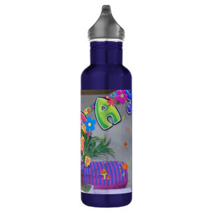 Lovely Colourful Birthday Art Print 710 Ml Water Bottle