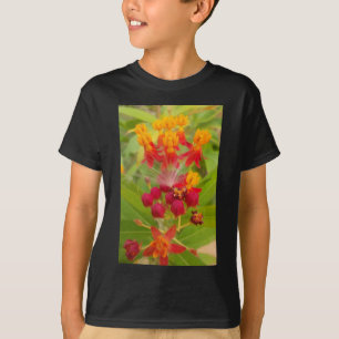 Lovely Colourful Floral with Milkweed Art Print T-Shirt