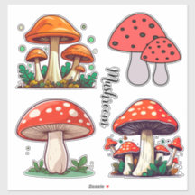 Lovely cute Mushroom Create your own Scrapbook