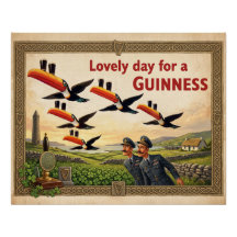 Lovely Day for a Guinness Premium Art Poster