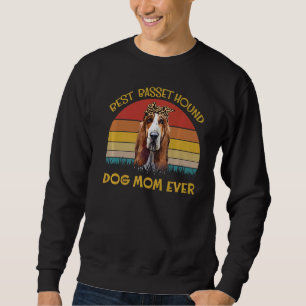 Lovely Dog Holder Dog Best Dog Mom Basset Hound Sweatshirt