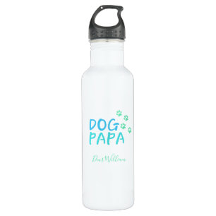 Lovely Dog Papa Stainless Steel Water Bottle