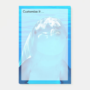 Lovely Dolphin Underwater Sea Life Post-it Notes