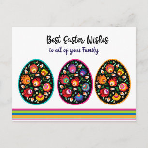 Lovely Easter Folklore, Custom Text Postcard