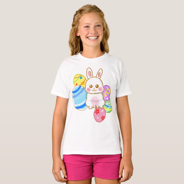 Lovely Easter Rabbit T-Shirt (Front Full)