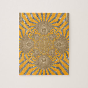 Lovely Edgy  amazing symmetrical pattern design Jigsaw Puzzle