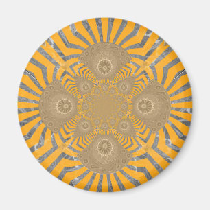 Lovely Edgy  amazing symmetrical pattern design Magnet