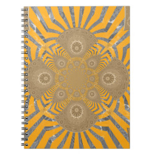 Lovely Edgy  amazing symmetrical pattern design Notebook