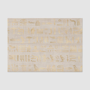 Lovely Egyptian Hieroglyphs Tissue Paper