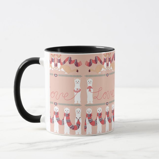 Lovely Ermines Mug (Gauche)