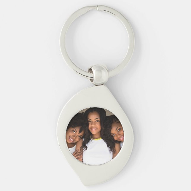 Lovely Family Photo Keychain (Front)