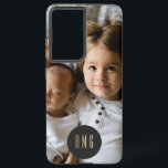 Lovely Family Photo & Monogram Samsung Galaxy Case<br><div class="desc">A unique Symmetry Samsung Galaxy S21 Case featuring a spot for your name or your gift recipient's monogram and a choice photo. *******If your photo happens to get cut off, use the 'edit this design' or 'customize further' function to add it to the Otter box case. After you add the...</div>