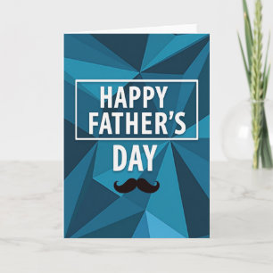 Lovely Fathers Day Polygon Card