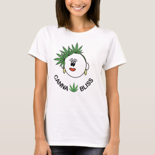 Lovely fun, comfortable women Canna-Bliss t-shirt