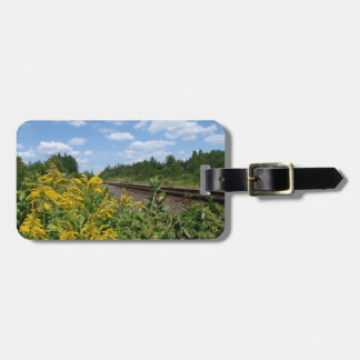 Lovely Garden and Rail Track Luggage Tag