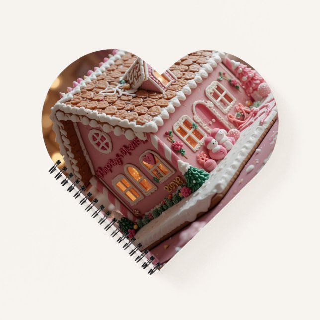 lovely gingerbread house notebook (Front)
