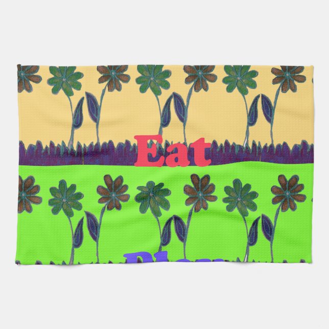 Lovely Girly Hakuna Matata colours Gifts.png Kitchen Towel (Horizontal)