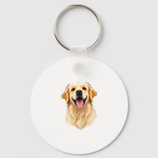 Lovely Golden Retriever Keychain