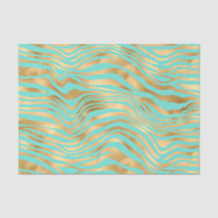 Lovely golden stripes tissue paper