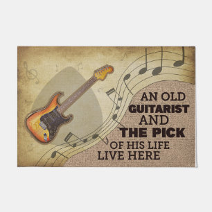 Lovely Guitar Doormat - Custom Gift