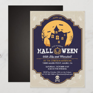Lovely Halloween Costume Party Invitation