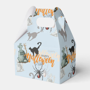 Lovely Halloween Seamless Pattern Favor Box