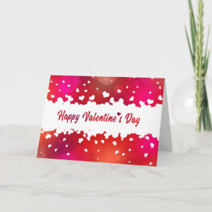 Lovely Happy Valentine's Day Hearts Greeting Card