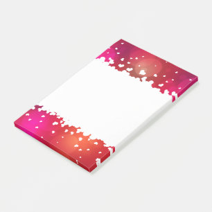 Lovely Happy Valentine's Day Hearts Post-it Notes