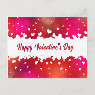 Lovely Happy Valentine's Day Hearts - Postcard