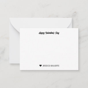 Lovely Heart Doodle Pattern Pink Valentine's Day Card