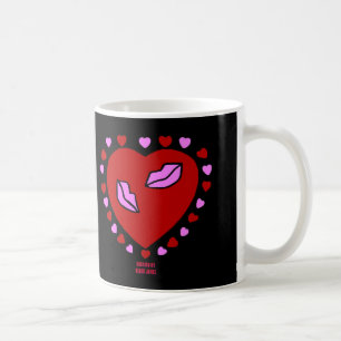 Lovely Heart Kisses Coffee Mug