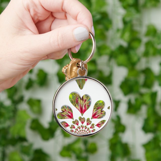 Lovely Hearts Humanitarian Day The World Needs Lov Keychain (Hand)