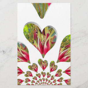 Lovely Hearts Humanitarian Day The World Needs Lov Stationery