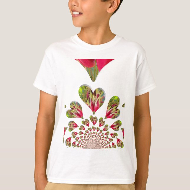 Lovely Hearts Humanitarian Day The World Needs Lov T-Shirt (Front)
